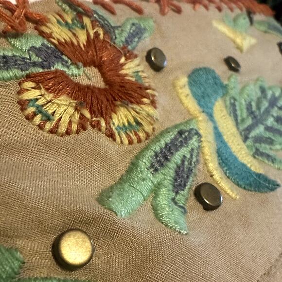 Hard To Find Uno Core Vintage off the Shoulder Jumper with Embellishments Small - Picture 3 of 12